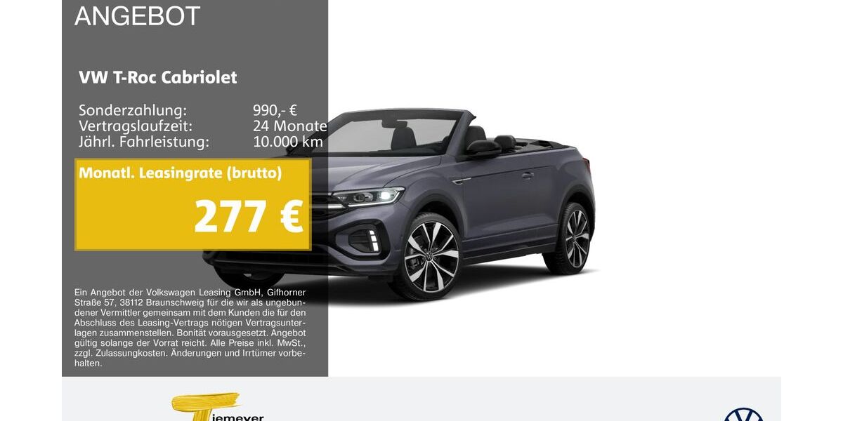 VW T-Roc 10.337 km 34.890 &euro; Herne 44653