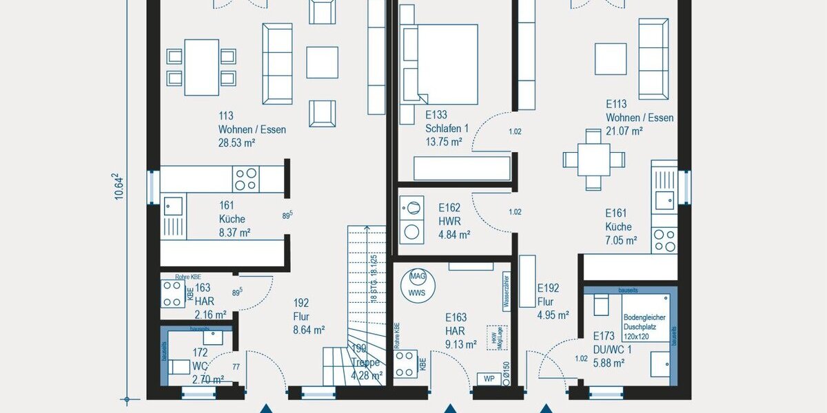 Wohnglück in Hattingen - Ihr projektiertes Zweifamilienhaus mit Flexibilität - Zweifamilienhaus Hattingen Blankenstein | Angebot:27338584